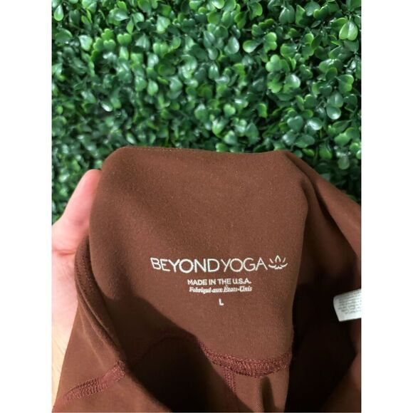 Beyond Yoga Rust Orange  High Rise Leggings Size Large - Picture 3 of 4